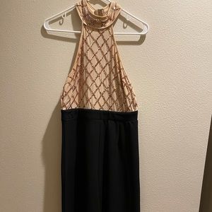 Sequin wide leg jumpsuit